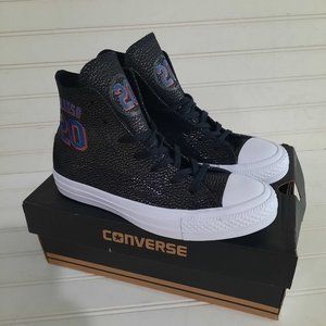 NEW CUSTOM MADE NEW YORK MET PETE ALONSO CHUCK TAYLOR CONVERSE SNEAKERS.
